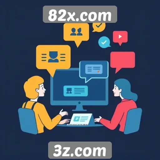 Explorando os recursos de interação social em 82x.com