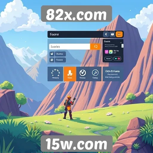 Análise da interface do usuário do 82x.com
